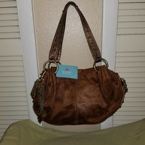 Kathy Van Zeeland Rust Color Shoulder bag
